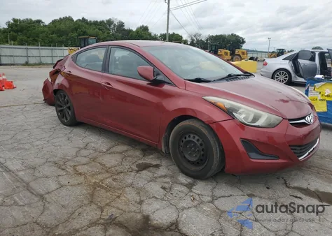 2016 Hyundai Elantra Se из США, поврежденный, VIN 5NPDH4AE3GH770508